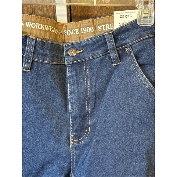Smith's Workwear - Stretch Carpenter Jeans - Relaxed Fit - Men's Size 34x32 - Picture 4 of 5